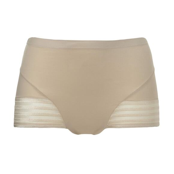 Magic BodyFashion Tummy Squeezer Hi Hipster Beige Size L - Picture 3 of 4